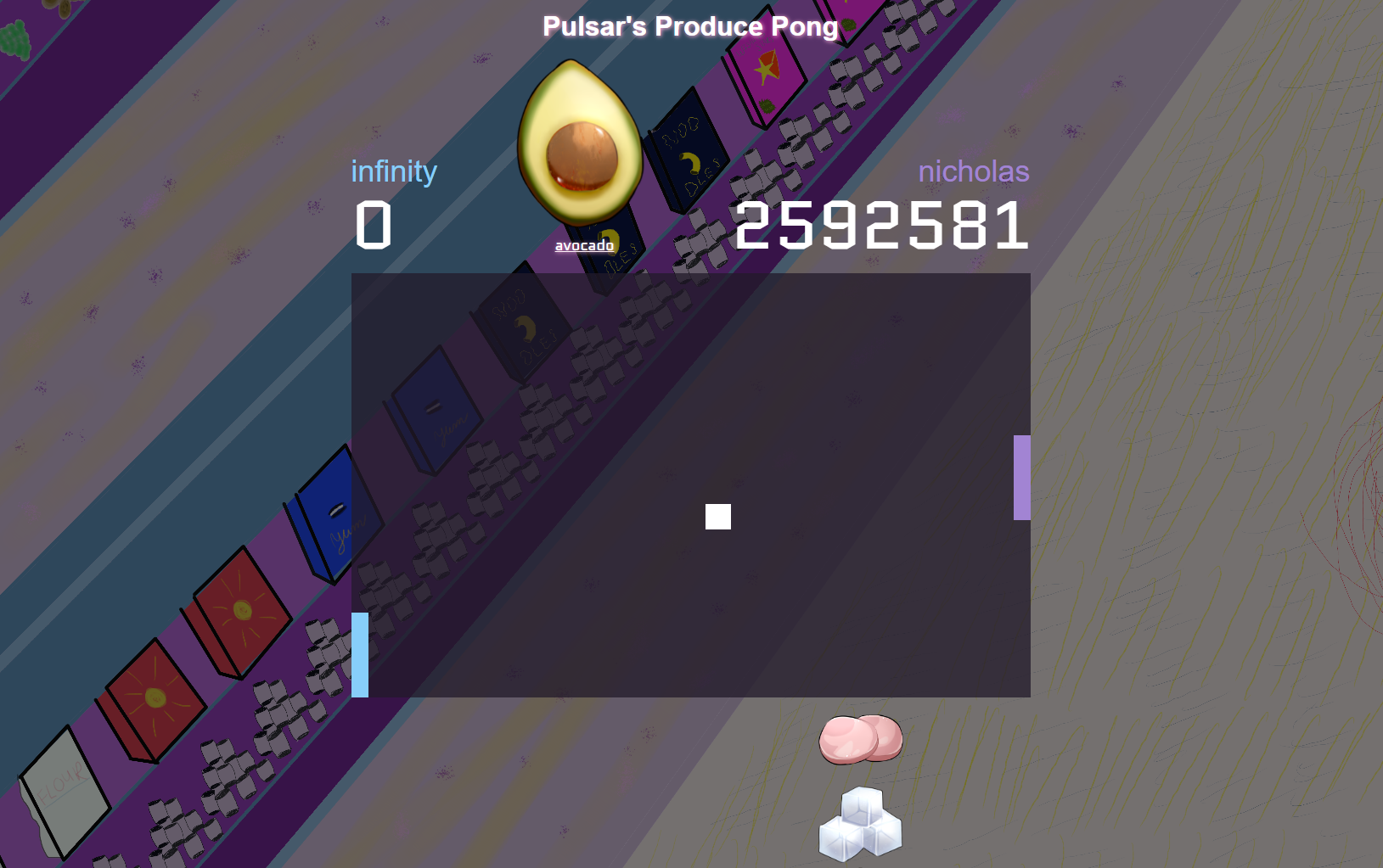 Produce Pong Screenshot